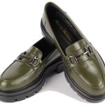 Violette Vert Cuir