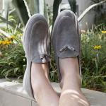 Mittens Daim Gris